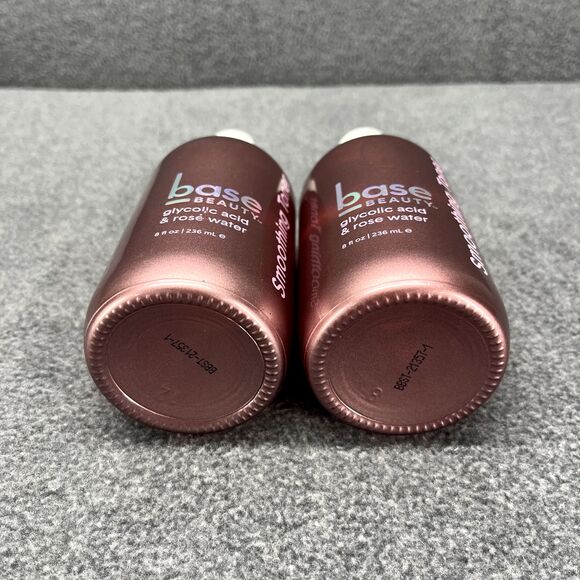 2x Base Beauty Toner Glycolic Acid & Rose Water Smoothing 8 fl oz - Picture 4 of 14